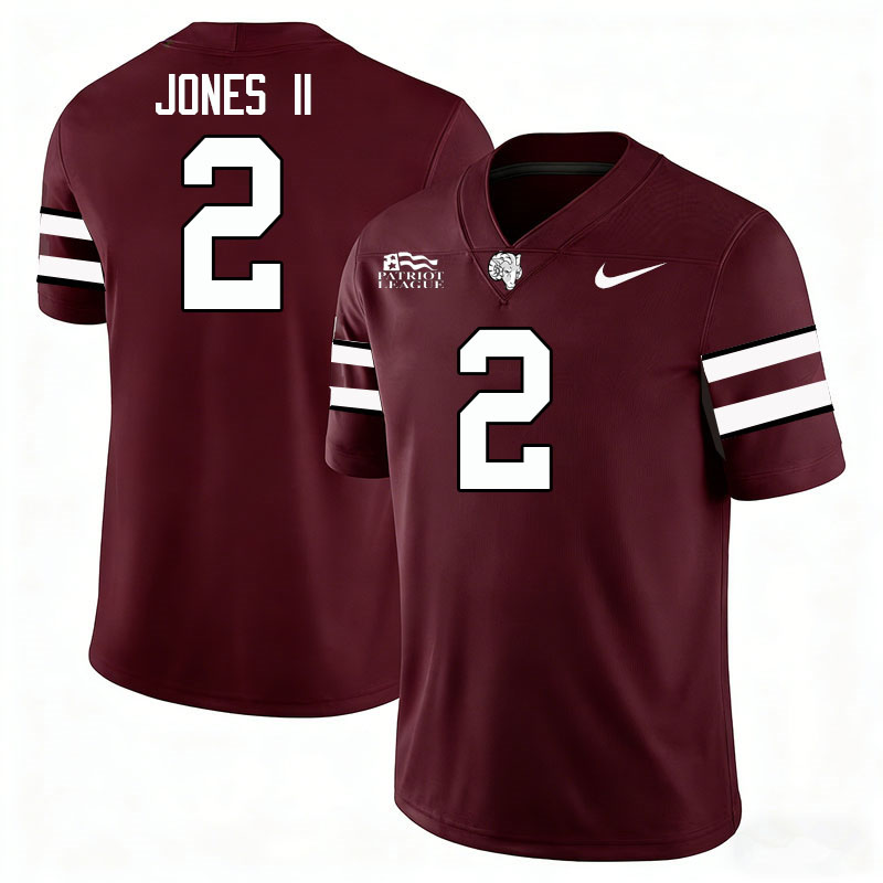 Fordham Rams #2 Terrence Jones II College Football Jerseys,Uniforms-Maroon